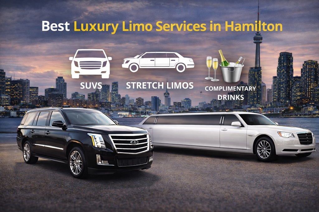 Which Are the Best Luxury Limo Services in Hamilton With SUVs, Stretch Limos, and Complimentary Drinks?