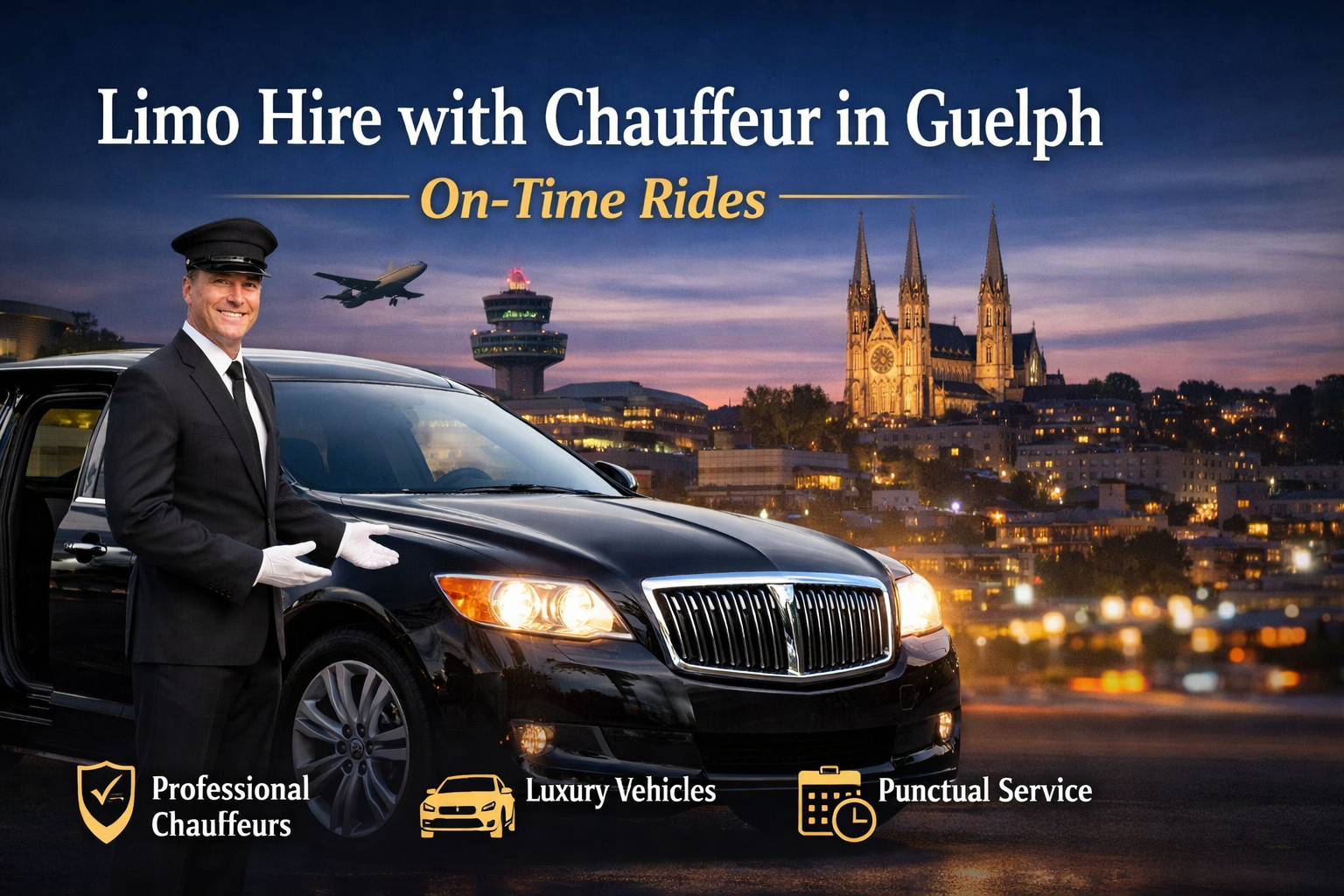 Limo Hire with Chauffeur in Guelph