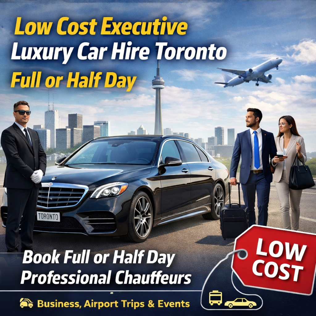 Low Cost Hire Full or Half Day Executive Luxury Car Services in Toronto